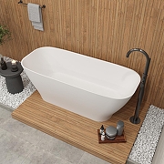 Ванна из искусственного камня Whitecross Clover 170x72 0220.170072.200BP цвет Белый матовый-4