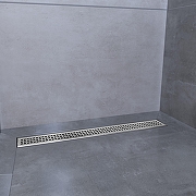 Душевой лоток PlastBrno Design 1 65 SZH1650 с решеткой цвет Хром-2