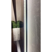 Зеркало Jorno Гроссето 60 GrsBl.02.600x1000/W/JR с подсветкой цвет Черный с сенсорным выключателем-2