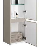 Шкаф пенал Jorno Маэста 33 Maes.04.120/P/BRS/JR подвесной цвет Светло-Коричневый-5