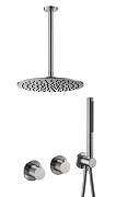 Душевая система Benesque Lumiere 21012302 с термостатом цвет Никель брашированный