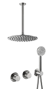 Душевая система Benesque Lumiere 21012402 с термостатом цвет Никель брашированный