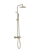 Душевая система Benesque Lumiere 20010104 цвет Латунь брашированная