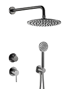 Душевая система Benesque Lumiere 21015003 цвет Черный брашированный