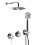 Душевая система Benesque Lumiere 21015402 цвет Никель брашированный