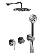 Душевая система Benesque Lumiere 21015403 цвет Черный брашированный