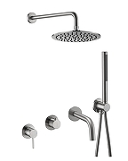 Душевая система Benesque Lumiere 21016902 цвет Никель брашированный