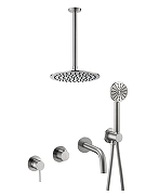 Душевая система Benesque Lumiere 21017802 цвет Никель брашированный