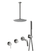 Душевая система Benesque Lumiere 21017702 цвет Никель брашированный