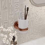 Стакан для зубных щеток Benesque Lumiere 70010706 цвет Бронза брашированная-1