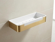 Металлическая полка Benesque Lumiere 70011504 цвет Латунь брашированная-1