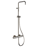 Душевая система Remer Elegance EQ32ASSDNZ с термостатом цвет Никель брашированный