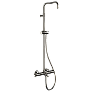Душевая система Remer Elegance EQ34ASSDXV с термостатом цвет Сталь