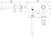 Смеситель для раковины Remer X-Style X15LWBDO цвет Золото глянцевое-1