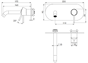 Смеситель для раковины Remer X-Style X15WBBR цвет Бронза масляная-1