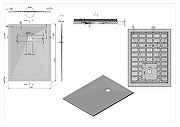 Душевой поддон из искусственного камня Esbano Flat ESP-FT129A 120x90 ESPFT129A цвет Антрацит-4