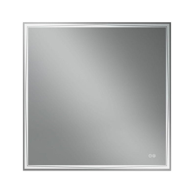 Зеркало Art&Max Firenze 80 AM-Fir-800-800-DS-F-H с подсветкой 