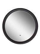 Зеркало Art&Max Napoli 60 AM-Nap-600-DS-F с подсветкой цвет Черный с бесконтактным выключателем и диммером