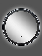 Зеркало Art&Max Napoli 60 AM-Nap-600-DS-F с подсветкой цвет Черный с бесконтактным выключателем и диммером-3