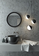 Зеркало Art&Max Napoli 60 AM-Nap-600-DS-F с подсветкой цвет Черный с бесконтактным выключателем и диммером-6