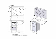 Тумба под раковину Style Line Даллас 100 Люкс Плюс СС-00002606 цвет Серый-4