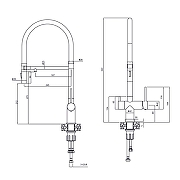 Смеситель для кухни Paini Airone 98CR591-134 цвет Хром-3