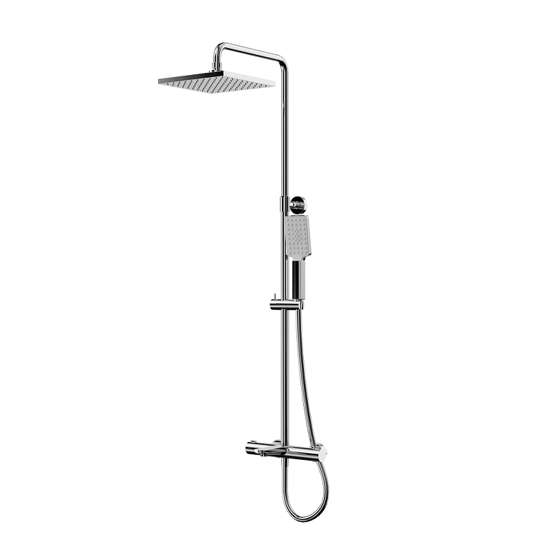 Душевая система Paini Nove 09CR687THQ250F3Q80 с термостатом 