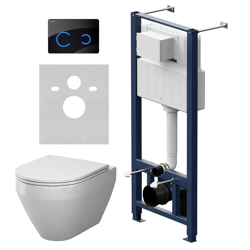 Унитаз с инсталляцией AM.PM Spirit V2.0 Aquaspin IS450B38.701900 
