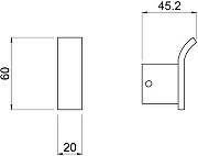 Крючок Allen Brau Infinity 6.21001-BN цвет Никель брашированный-7