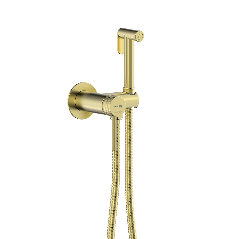 Гигиенический душ со смесителем WasserKRAFT Мюриц (Muritz) 9838BG 
