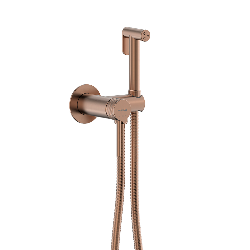 Гигиенический душ со смесителем WasserKRAFT Мюриц (Muritz) 9838BRG 