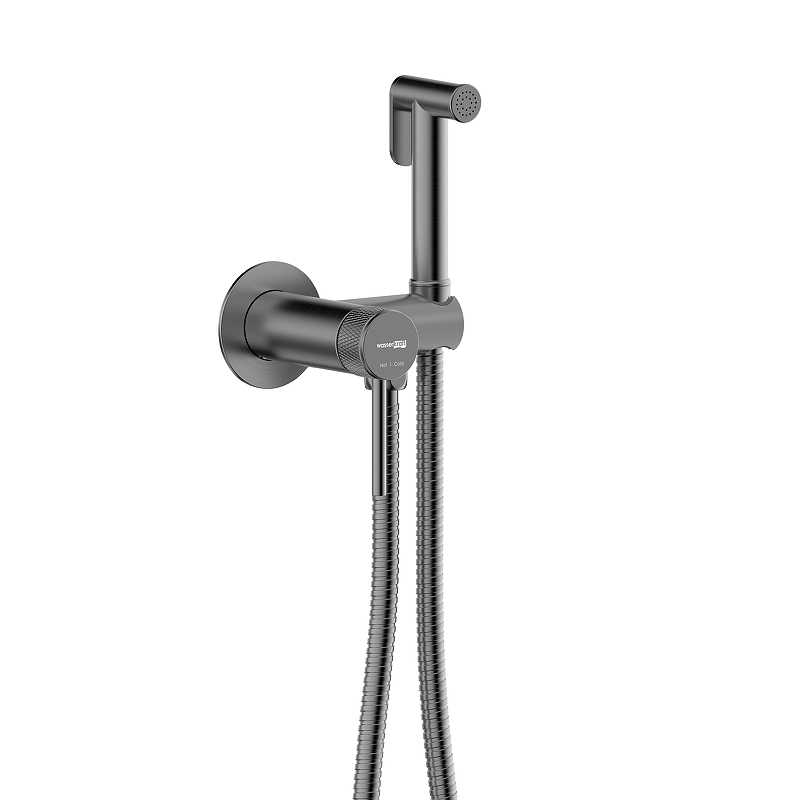 Гигиенический душ со смесителем WasserKRAFT Мюриц (Muritz) 9838GR 