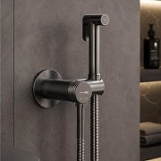 Гигиенический душ со смесителем WasserKRAFT Мюриц (Muritz) 9838GR цвет Графит-1