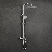 Душевая система WasserKRAFT Мюриц (Muritz) A98101.116.127 с термостатом цвет Хром-1