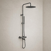 Душевая система WasserKRAFT Мюриц (Muritz) A98101.116.137GR с термостатом цвет Графит-1