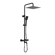 Душевая система WasserKRAFT Мюриц (Muritz) A98101.162.130MB с термостатом цвет Черный матовый