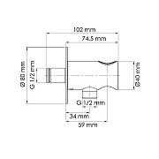 Душевая система WasserKRAFT Мюриц (Muritz) A9851.98DVR2.068.119.444.010.126 цвет Хром-4