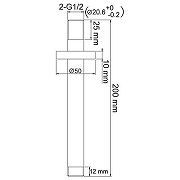 Душевая система WasserKRAFT Мюриц (Muritz) A9851.98DVR2.068.119.444.010.126 цвет Хром-6