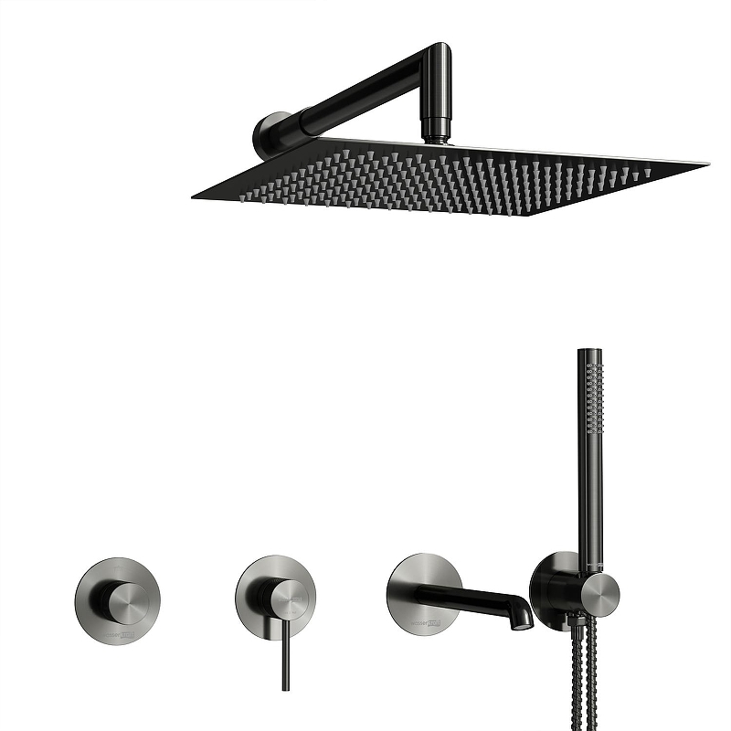 Душевая система WasserKRAFT Мюриц (Muritz) A9851.98DVR3.019.118.444.010.137.443GR 
