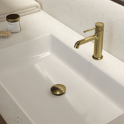 Смеситель для раковины WasserKRAFT Мюриц (Muritz) 9803BG цвет Золото матовое-2