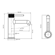 Смеситель для раковины WasserKRAFT Мюриц (Muritz) 9803 цвет Хром-2