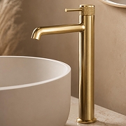 Смеситель для раковины WasserKRAFT Мюриц (Muritz) 9803HBG цвет Золото матовое-1