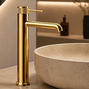 Смеситель для раковины WasserKRAFT Мюриц (Muritz) 9803HPG цвет Золото глянцевое-1