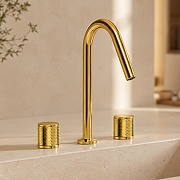 Смеситель для раковины WasserKRAFT Мюриц (Muritz) 9835PG цвет Золото глянцевое-1