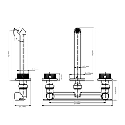 Смеситель для раковины WasserKRAFT Мюриц (Muritz) 9845BG цвет Золото матовое-2
