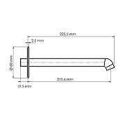 Смеситель для раковины WasserKRAFT Мюриц (Muritz) A9851.443PG цвет Золото глянцевое-2