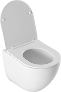Унитаз с инсталляцией Aquanet EcoVortex 367742 цвет Белый с сиденьем Микролифт и клавишей смыва цвет Хром-5