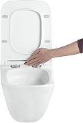Унитаз подвесной Aquanet BioVortex 3.0 W Tornado 384176 цвет Белый с сиденьем Микролифт-13