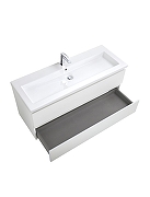 Тумба под раковину BelBagno Структура (Kraft) 120 KRAFT-1200-2C-SO-BO подвесная цвет Белый матовый-3