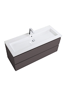 Тумба под раковину BelBagno Структура (Kraft) 120 KRAFT-1200-2C-SO-GSO подвесная цвет Темно-серый матовый-2